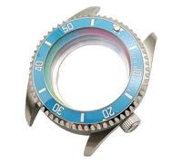 ROUREOX 42MM Saphir-Edelstahl Uhrengehäuse, NH35/NH36 Ersatzgehäuse, Uhren Modifikation Zubehör, Transparenter Gehäuseboden für Seiko SKX007-5