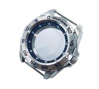 ROUREOX 44 mm Countdown Lünette Gehäuse Edelstahl Saphirglas Kompatibel mit NH36 NH34 Automatikwerk für Seiko Prospex Samurai - 1