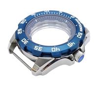 ROUREOX 44MM Edelstahl Uhrengehäuse, NH35/NH36 Bewegung Passend, Transparenter Boden, Mineralspiegel, Ersatzgehäuse für Seiko Prospex Diver's-2