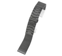 ROUREOX Herren Edelstahl Ersatz Uhrarmband, Metall Armband Gerades Ende, Uhrzubehör-Schwarz 22MM für Citizen AT8020-54L/JY8078-52L/CB5848-57L