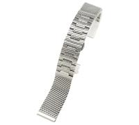 ROUREOX Herren Edelstahl Ersatz Uhrarmband, Metall Armband Gerades Ende, Uhrzubehör-Silber 22MM für Citizen AT8020-54L/JY8078-52L/CB5848-57L