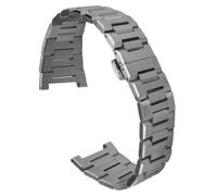ROUREOX Herren Edelstahl Ersatz Uhrkette, Metall Ersatz Uhrarmband, Konkaves Ende für RARONE Gemini Series 8840129/8840119-Titan 25 * 15MM