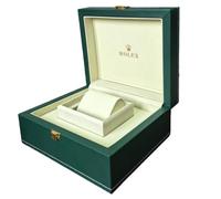 ROUREOX Herren Geschenk Uhrenbox - Klassisches Holzfinish mit Schutzfutter - Elegante Aufbewahrungstruhe für Rolex Cosmograph Daytona