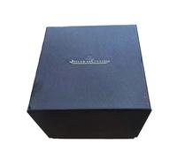 ROUREOX Klassische Stil Uhrenbox Hellbraun Außen Samt Interieur Rechteckige Aufbewahrungstruhe Organizer für Jaeger-LeCoultre