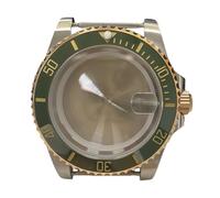 ROUREOX Miyota 8215 Uhrengehäuse 41mm Bicolor Diver Style, Saphirglas Datumslupe, passend für ETA 2836 Mingzhu Uhrwerk Mod Teile für Gucci Dive - 2