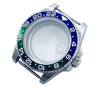 ROUREOX NH35 NH36 40mm GMT Stil Uhrengehäuse Aluminium Lünette Saphirglas 120 Klicks NH34 NH38 NH39 NH70 NH72 Modding für Rolex Submariner/GMT-Master II-E1 36MM