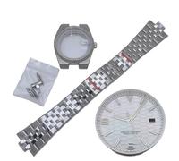 ROUREOX NH35 Uhren Mod Kit 39,5mm, Integriertes Edelstahlgehäuse, passend für NH36 Uhrwerk, Saphirglas Mod Teile für Rolex Datejust/Royal Oak/Tissot PRX - 1