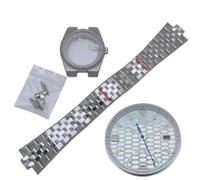 ROUREOX NH35 Uhren Mod Kit 39,5mm, Integriertes Edelstahlgehäuse, passend für NH36 Uhrwerk, Saphirglas Mod Teile für Rolex Datejust/Royal Oak/Tissot PRX - 10