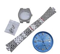 ROUREOX NH35 Uhren Mod Kit 39,5mm, Integriertes Edelstahlgehäuse, passend für NH36 Uhrwerk, Saphirglas Mod Teile für Rolex Datejust/Royal Oak/Tissot PRX - 12