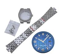 ROUREOX NH35 Uhren Mod Kit 39,5mm, Integriertes Edelstahlgehäuse, passend für NH36 Uhrwerk, Saphirglas Mod Teile für Rolex Datejust/Royal Oak/Tissot PRX - 7