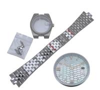 ROUREOX NH35 Uhren Mod Kit 39,5mm, Integriertes Edelstahlgehäuse, passend für NH36 Uhrwerk, Saphirglas Mod Teile für Rolex Datejust/Royal Oak/Tissot PRX - 9