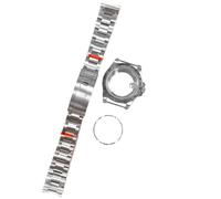 ROUREOX NH35 Uhren Mod Kit 39mm 904L Stahl GMT Style, Feste 24-Stunden-Lünette, Saphirglas mit Datumslupe, passend für NH36 für Rolex Explorer - 4