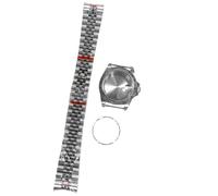 ROUREOX NH35 Uhren Mod Kit 39mm 904L Stahl GMT Style, Feste 24-Stunden-Lünette, Saphirglas mit Datumslupe, passend für NH36 für Rolex Explorer - 7