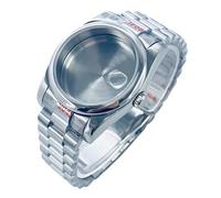 ROUREOX PT5000 Gehäuse Set Bombierte Lünette Abgerundete Mittelglieder Band Saphirglas ETA 2824 36mm 40mm Sichtboden für Rolex Day-Date/Datejust-C 40MM