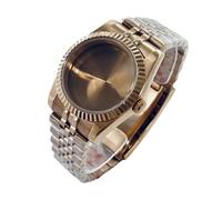 ROUREOX Roségold Uhrengehäuse 36mm 40mm Saphirglas Datumslupe Riffellünette ETA 2824 PT5000 Mod Teile for Rolex Oyster Perpetual/Datejust-D 36MM