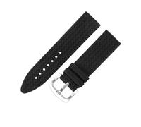 ROUREOX Silikonarmband Weiches Kautschukband Racing Sportarmband Uhrenarmband Ersatzband Edelstahl Faltschließe für Chopard Mille Miglia Series-A2 23mm