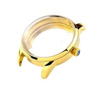 ROUREOX Vintage Dresswatch Gehäuse 33mm 39.5mm Hoch Gewölbtes Glas Sichtboden NH35 4R35 Automatikwerk Teile für Seiko Presage “Cocktail Time”-5 33MM