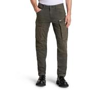 Cargohose G-STAR "Rovic Zip 3D Regular Tapered Hose", Herren, Gr. 31, Länge 30, grau (vintage dust asfalt gd), Obermaterial: 50% Baumwolle, 48% Baumwolle, 2% Elasthan, Hosen Cargohose (91331321-31) vi