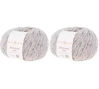 Rowan 9802116-00777 Handstrickgarn, 50% Wolle, Viskose, 25% Alpaka, Clay, onesize (Packung mit 2)