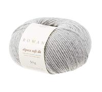 Rowan 9802210-00210 Handstrickgarn, Alpaka, 210 Rainy Day, onesize