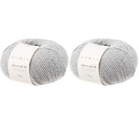 Rowan 9802210-00210 Handstrickgarn, Alpaka, 210 Rainy Day, onesize (Packung mit 2)