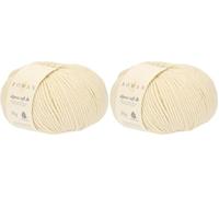 Rowan 9802210-00221 Handstrickgarn, 70% Schurwolle, 30% Alpaka, Off White, onesize (Packung mit 2)