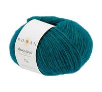 Rowan 9802214-00108 Handstrickgarn, 57% Alpaka, 43% Baumwolle, Verdigris, onesize, 50 Gramm