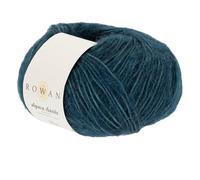 Rowan Alpaca Classic Garn, 109 Deep Teal, Vorteilspackung, 10 x 25 g Knäuel, 120 Meter pro Knäuel