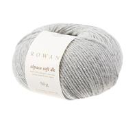 Rowan Alpaca Soft DK Garn, 210 Rainy Day, Vorteilspackung, 10 x 50 g Knäuel, 125 Meter pro Knäuel