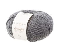 Rowan Alpaca Soft DK-Garn, 211 Anthrazit, Vorteilspackung, 10 x 50-g-Knäuel, 125 Meter pro Knäuel