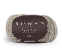 Rowan Alpaka Classic Garn, 134 Silber, Vorteilspack, 10 x 25 g Knäuel, 120 Meter pro Knäuel