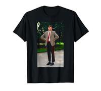 Rowan Atkinson Mr Bean The Movie Promo-Foto T-Shirt, Herren, Schwarz, S