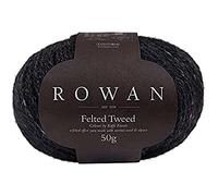 Rowan Filz-Tweed, schwarz (211), 50 g