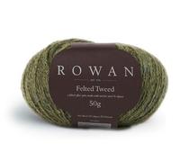 Rowan Gefilztes Tweed-Garn, 228 Khaki, Vorteilspackung, 10 x 50-g-Knäuel, 175 Meter pro Knäuel