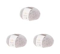 Rowan Z036000-00177 Handstrickgarn, 50% Wolle, Viskose, 25% Alpaka, Clay, onesize, 175 Meter (Packung mit 3)
