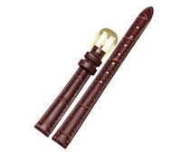 ROWCES 10mm 12mm 14mm 16mm Leder Uhrenarmband Damen Uhrenarmband Kleine Größe Uhr Ersatzarmband, 10mm