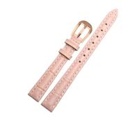 ROWCES 10mm 12mm 14mm 16mm Leder Uhrenarmband Damen Uhrenarmband Kleine Größe Uhr Ersatzarmband, 10mm