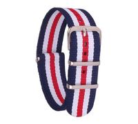 ROWCES 12mm Nylon Streifen gewebtes Armband Herren Damen Uhr Ersatzarmband Uhrenzubehör, 12mm