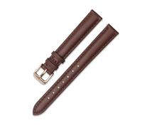 ROWCES Damen-Uhrenarmband aus Leder, 12mm - 20mm, Uhrenarmband, Ersatzzubehör + Installationswerkzeuge, 13mm