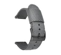 ROWCES Gewebtes Nylon-Uhrenarmband, 18mm, 20mm, 22mm, 24mm, Edelstahl-Schnalle, Schnellverschluss-Uhrenarmband, 18mm