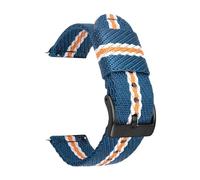 ROWCES Gewebtes Nylon-Uhrenarmband, 18mm, 20mm, 22mm, 24mm, Edelstahl-Schnalle, Schnellverschluss-Uhrenarmband, 24mm