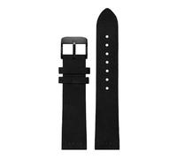 ROWCES Handgefertigtes Wildleder-Uhrenarmband, Edelstahl-Schnalle, 16mm, 18mm, 20mm, 22mm, 18mm