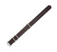 ROWCES Leder-Nato-Armband, 18mm - 24mm, verstellbares Ersatz-Uhrenarmband, Herrenuhr-Zubehör, 18mm