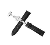 ROWCES Leder-Uhrenarmbänder, 12-24mm, universelles Uhrenarmband mit Butterfly-Schnalle, Herrenuhr-Zubehör, 20mm