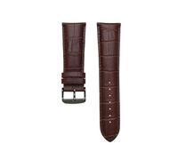 ROWCES Leder-Uhrenarmband, 18mm - 28mm, Dornschließe, Herren-Lederarmband, allgemeines Uhrenarmband, 28mm