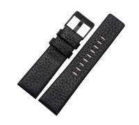 ROWCES Leder-Uhrenarmband, 22mm - 32mm, Uhrenarmband mit Dornschließe aus Edelstahl, Zubehör für Herrenuhren, 28mm