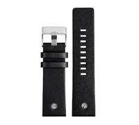 ROWCES Lederarmband 22mm - 32mm Herrenuhr Ersatzarmband Uhrenzubehör + Installationswerkzeuge, 26mm