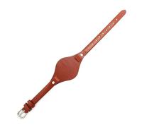 ROWCES Lederarmband für Damen, kleines Uhrenarmband, 8mm, Ersatzarmband, Braun, 8mm