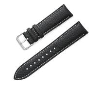 ROWCES Mehrfarbiges Leder-Uhrenarmband, 12mm - 24mm, Uhrenzubehör, Ersatzarmbänder für Herren- und Damenuhren, 19mm