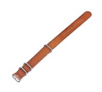 ROWCES Nato-Leder-Uhrenarmband, 14mm, 20mm, 22mm, 24mm, Ersatzarmbänder für Herrenuhren, 16mm